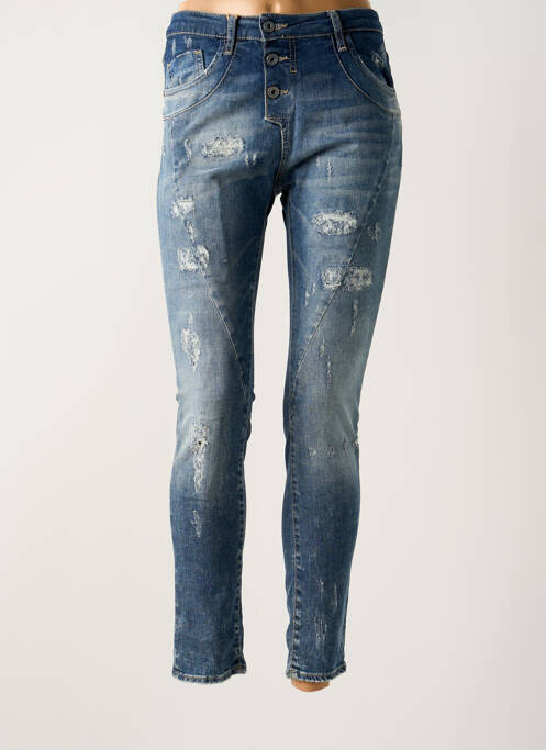 Jeans coupe slim bleu PLEASE pour femme