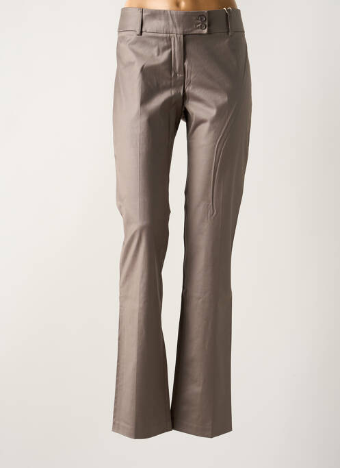 Pantalon droit gris LOLA pour femme