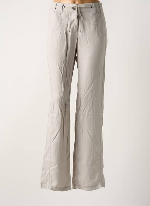 Pantalon droit gris SALT & PEPPER pour femme