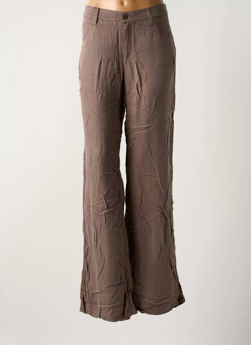 Pantalon droit marron ARMANI pour femme