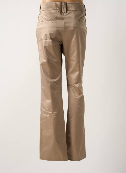 Pantalon droit marron LOLA pour femme