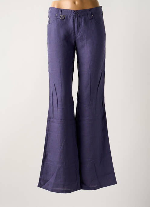 Pantalon flare violet ARMANI pour femme