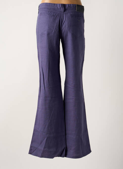 Pantalon flare violet ARMANI pour femme