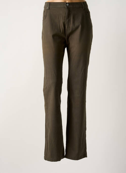 Pantalon slim vert IMPAQT pour femme