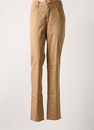 Jeans coupe slim taille normale taille normale marron ARMANI femme