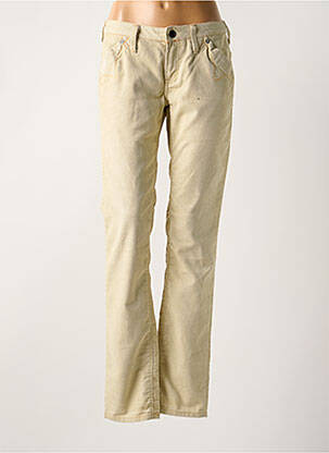 Pantalon slim taille basse taille basse beige G STAR femme