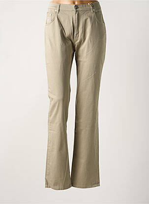 Pantalon slim tissage popeline taille normale gris IMPAQT femme