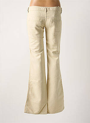 Pantalon flare taille basse taille basse beige 49958051 femme
