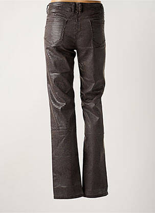 Pantalon slim stretch taille normale marron MAYJUNE femme