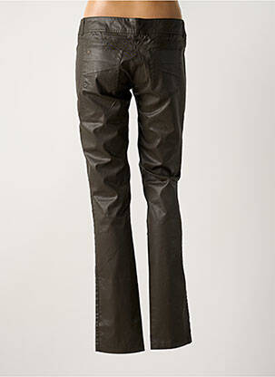 Pantalon slim taille basse taille basse marron IKKS femme