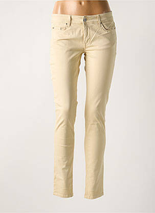 Jeans skinny taille basse taille basse beige SALSA femme