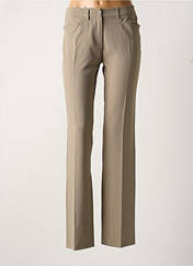 Pantalon droit beige LOLA pour femme seconde vue