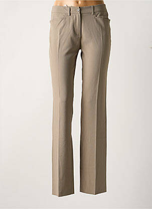 Pantalon droit beige LOLA pour femme