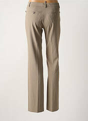 Pantalon droit beige LOLA pour femme seconde vue