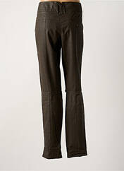 Pantalon droit marron ONE STEP pour femme seconde vue