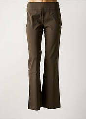 Pantalon flare marron LOLA pour femme seconde vue