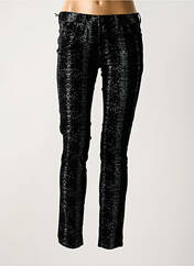 Pantalon slim noir CORLEONE pour femme seconde vue