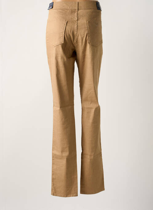 Jeans coupe slim marron ARMANI pour femme