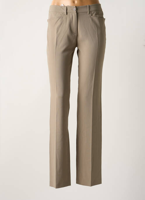 Pantalon droit beige LOLA pour femme