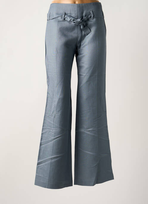 Pantalon flare bleu LOLA pour femme