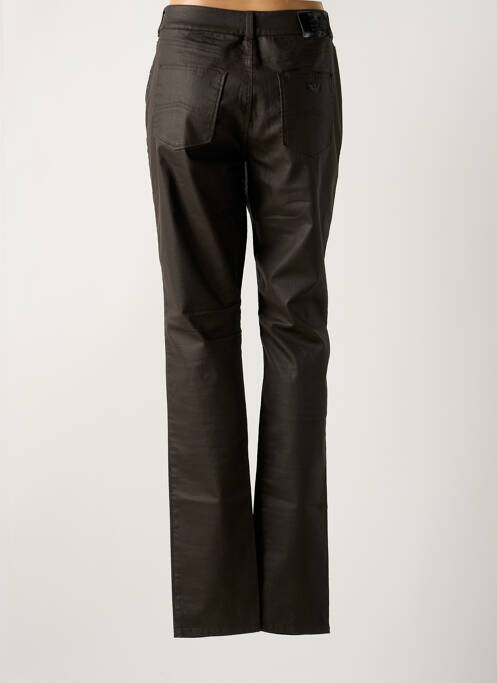 Pantalon slim marron ARMANI femme