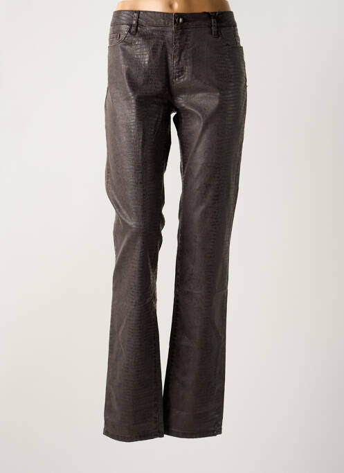 Pantalon slim marron MAY&JUNE pour femme