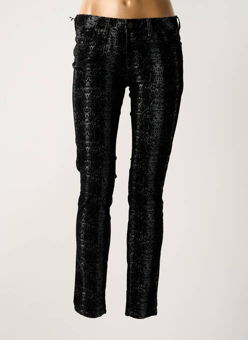 Pantalon slim noir CORLEONE pour femme