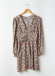 Robe courte manches longues manches longues orange WHITE ICY femme