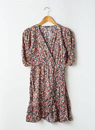 Robe courte manches 3/4 manches 3/4 orange OYSHO femme