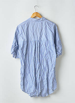 Robe courte manches 3/4 manches 3/4 bleu ZARA femme