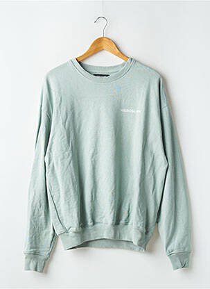 Sweat-shirt sérigraphie manches longues vert STANLEY & STELLA femme
