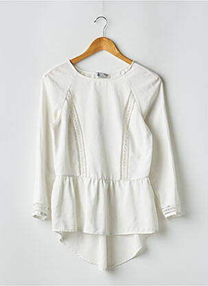 Blouse légère et transparente manches longues blanc H&M femme