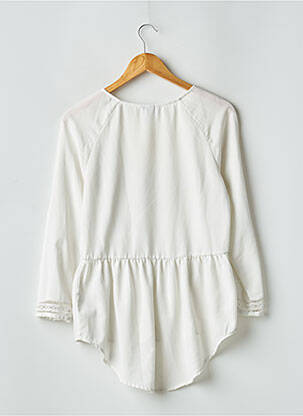 Blouse légère et transparente manches longues blanc H&M femme