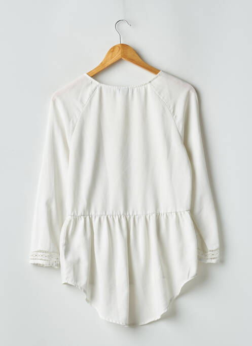 Blouse légère et transparente manches longues blanc H&M femme