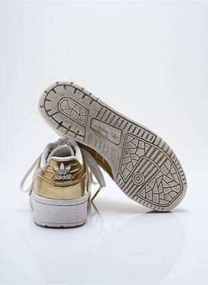Baskets matière lisse talon plat jusqu'à 3cm or ADIDAS femme