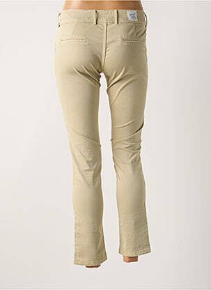 Pantalon 7/8 stretch taille basse beige DONOVAN femme