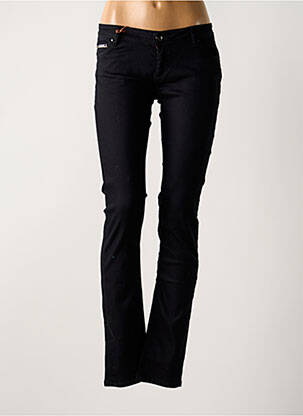 Jeans coupe slim stretch taille basse noir DONOVAN femme