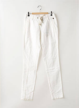 Pantalon slim taille normale taille normale blanc FREEMAN T.PORTER femme