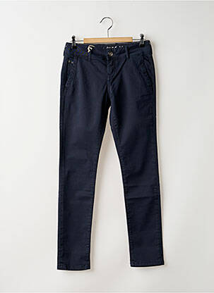 Pantalon 7/8 stretch taille normale bleu DONOVAN femme