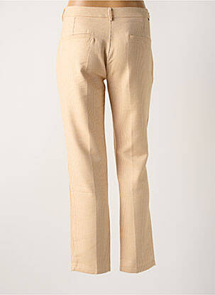 Pantalon slim taille normale taille normale beige REIKO femme
