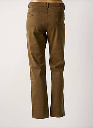 Pantalon chino taille basse taille basse vert REIKO femme