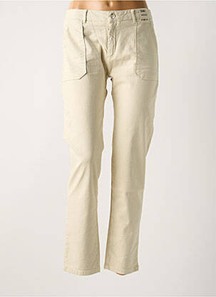 Jeans coupe slim taille normale taille normale beige REIKO femme