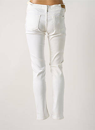 Jeans coupe slim taille basse taille basse blanc REIKO femme