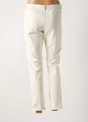 Pantalon chino taille basse taille basse beige SCHOOL RAG femme