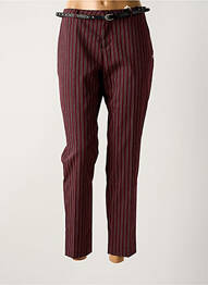 Pantalon chino taille basse taille basse rouge MAISON SCOTCH femme