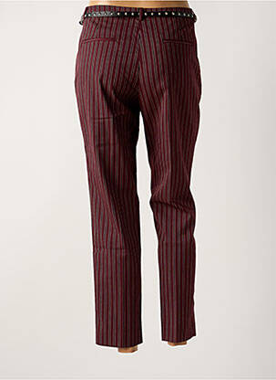Pantalon chino taille basse taille basse rouge MAISON SCOTCH femme