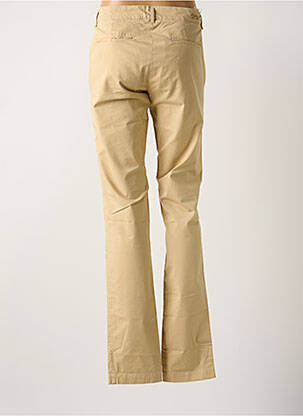 Pantalon chino taille basse taille basse beige TEDDY SMITH femme