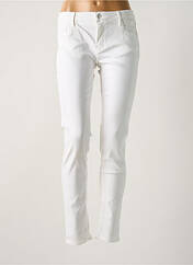 Jeans coupe slim blanc REIKO pour femme seconde vue