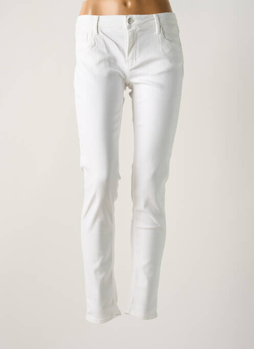 Jeans coupe slim blanc REIKO pour femme