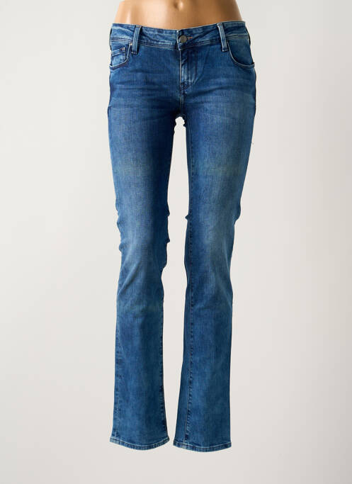 Jeans coupe slim bleu TEDDY SMITH pour femme